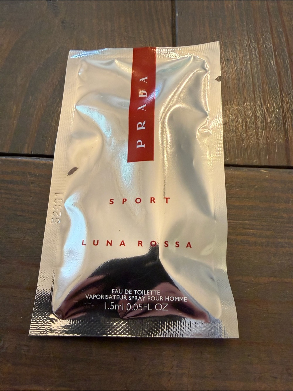 Prada Sport Luna Rossa Eau De Toilette 0.05oz/1.5ml Spray Sample Vial Sample NEW